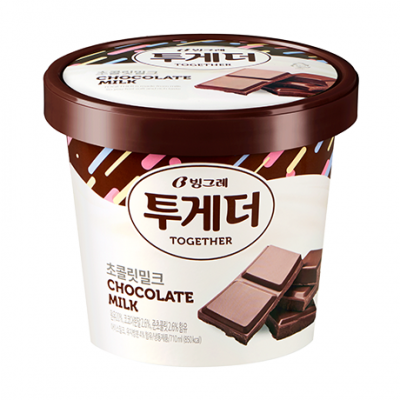 로켓프레시 특가할인 : 투게더 초콜릿밀크 1개 아이스크림 710ml ; 식품