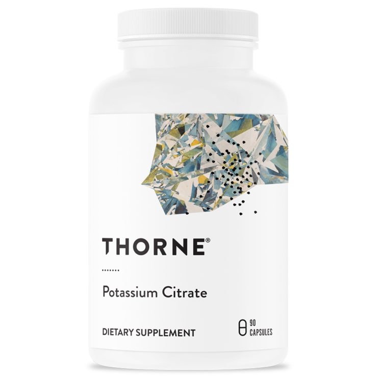  (생필품)Thorne Research 칼륨 구연산 베지테리안 캡슐, 90개입, 1개늦기전에 준비하세요 . 코로나19 / 대구 