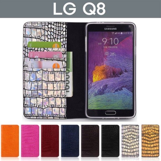  (품절임박)ksw28031 (주문제작) LG Q8 테라 악어패턴 천연가죽 케이스 ac105 LGM-X800미리 준비하세요. 코로나19 / 대구 