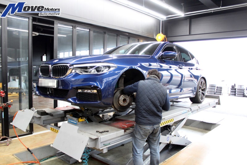 부산 기장군 / 브렘보 브레이크 장착 튜닝 / BMW 5시리즈 (G30) 520D