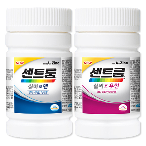  인기 물건센트룸우먼관련 -센트룸 실버 포맨 70정 + 포우먼 70정 멀티비타민 종합비타민, 단품
