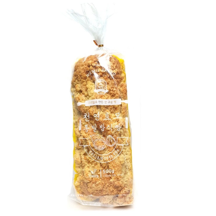 로켓프레시 특가할인 : 위밀 천연효모 통밀밤식빵 우리밀 건강한재료 1팩 : 식품