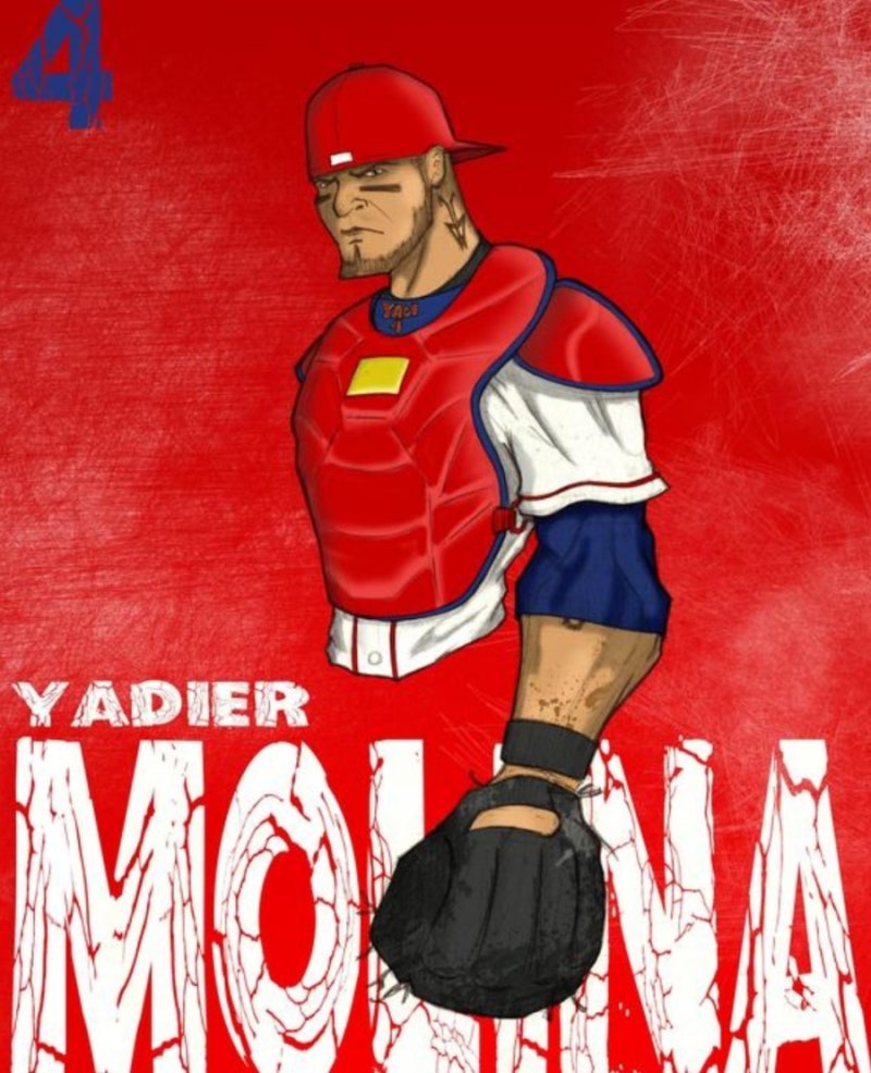 MLB 선수소개: 야디어 몰리나 @ 세인트루이스 카디널스. 02262020 : 네이버 블로그, image size:800x986