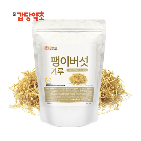  로켓프레시 특가할인 : 갑당약초 팽이버섯가루 100g X 1팩 구성 상세 설명 참조 ; 식품