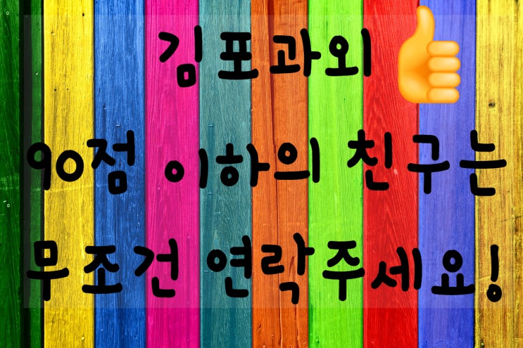  김포영어과외 초등 중등 고등 김포수학과외 일대일 내신관리 김포과외