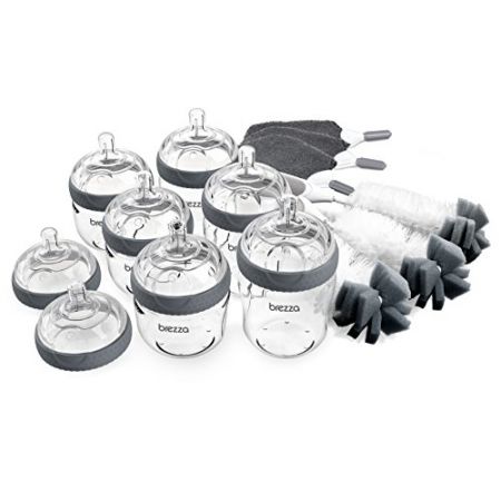  대박난 상품 아마존베스트Baby Brezza Glass Baby Bottle Starter Gift Set  6 Bottles and 8 Nipples 보고 결정하세요!!