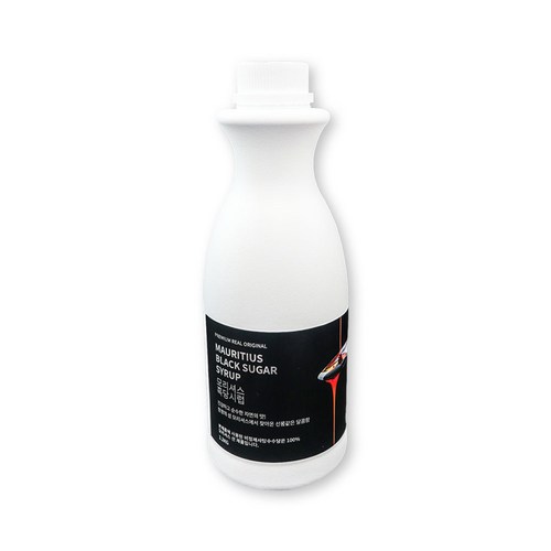 만기농장 대용량 모리셔스 흑당시럽 1.2kg, 1통 구매정보