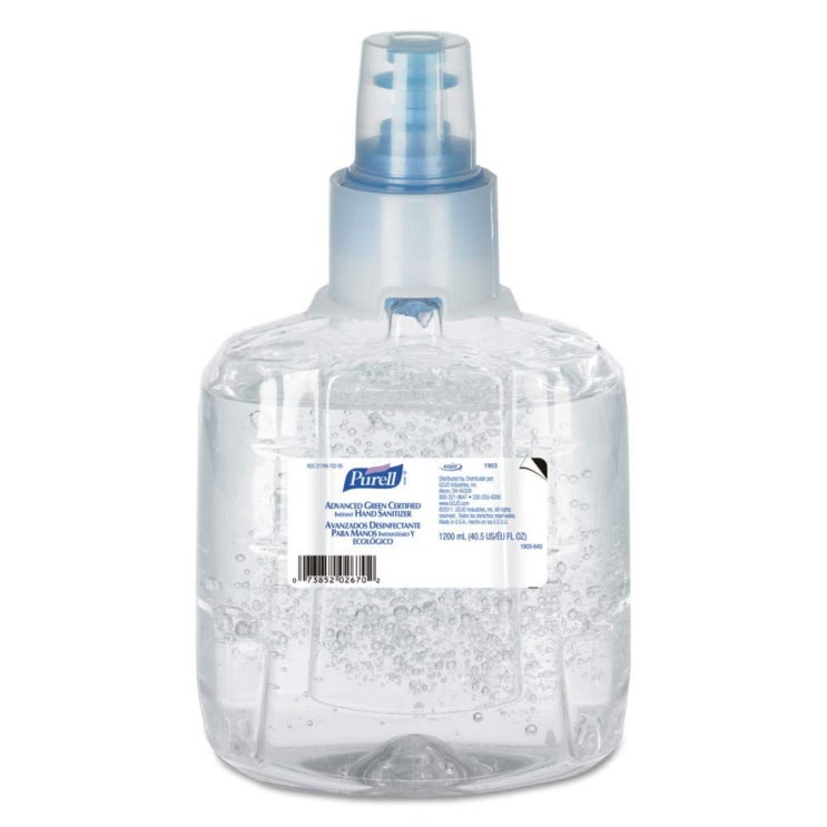  대박난 제품 Purell PURELL 어드밴스드 손 소독제 그린 인증 젤 리필 1200 mL 2 팩 2팩 상세페이지참조 확인해볼까요?