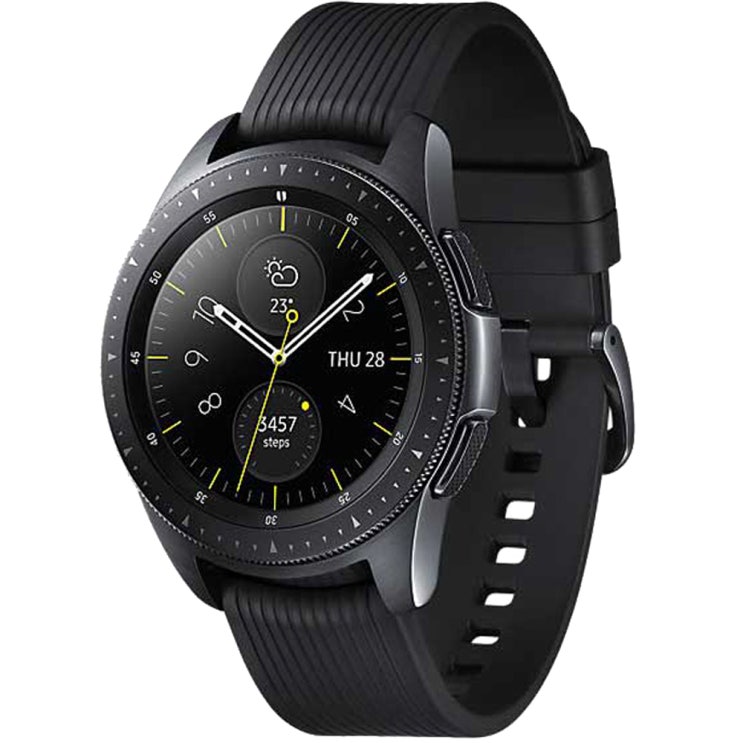 삼성전자 블루투스 갤럭시 워치 42mm SMR810N 미드나잇 블랙
