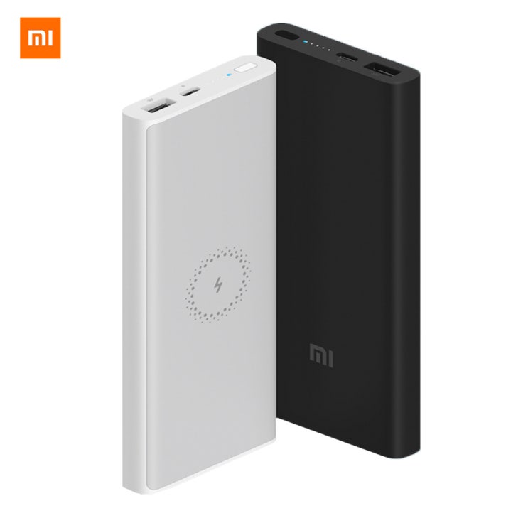  샤오미 무선 충전 보조배터리 10000mAh 청춘판 black