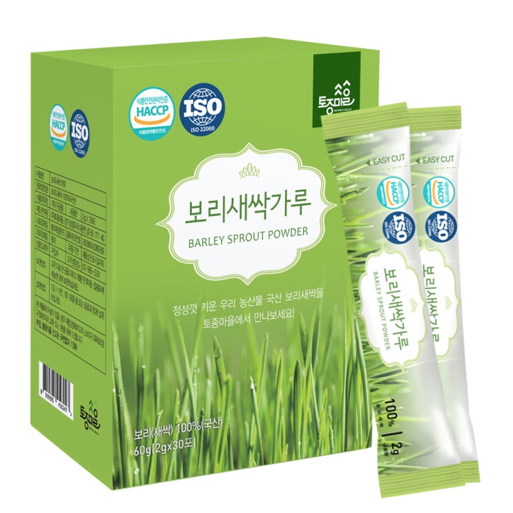  토종마을 보리새싹가루 스틱 2g 30개입