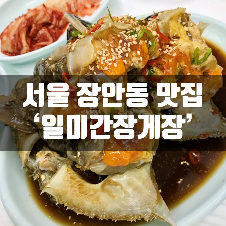서울 장안동 쯔양 게장 일미간장게장 내돈내먹 후기