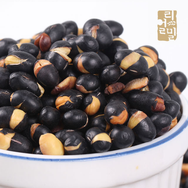  리얼밀 진짜 구수한 볶은잡곡 묶음상품 볶은 검은콩약콩3봉지600g