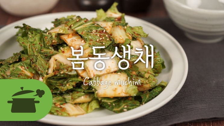  봄동이 슬슬… 봄이왔나봄! 봄동생채 [만개의레시피]