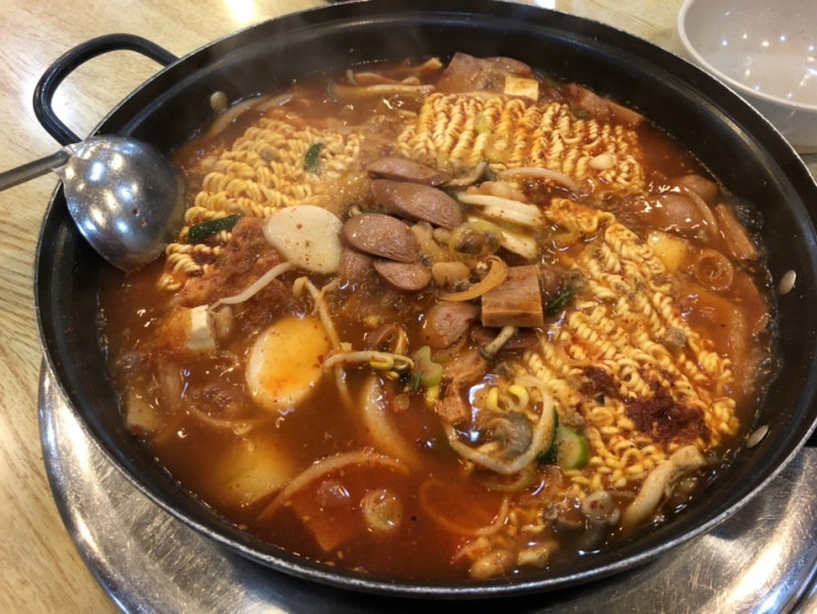  연수동맛집 진성부대찌개 1인분6000원 가성비