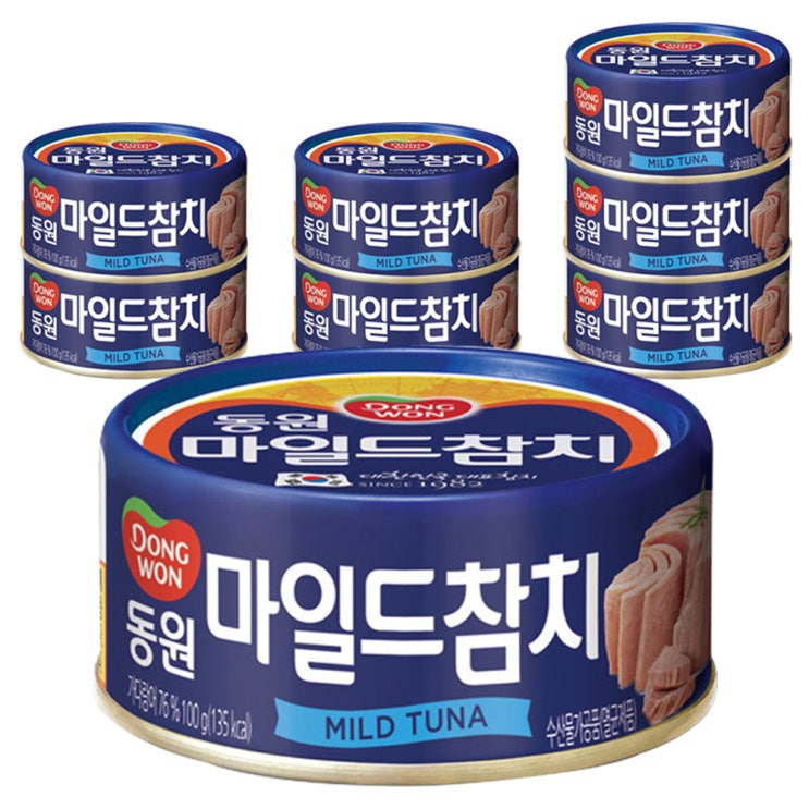 동원 마일드 참치 통조림 100g 8개