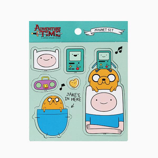  소문난 소이즘 어드벤처 타임 마그넷 세트  그린 메모 문구자석  -6,260원-