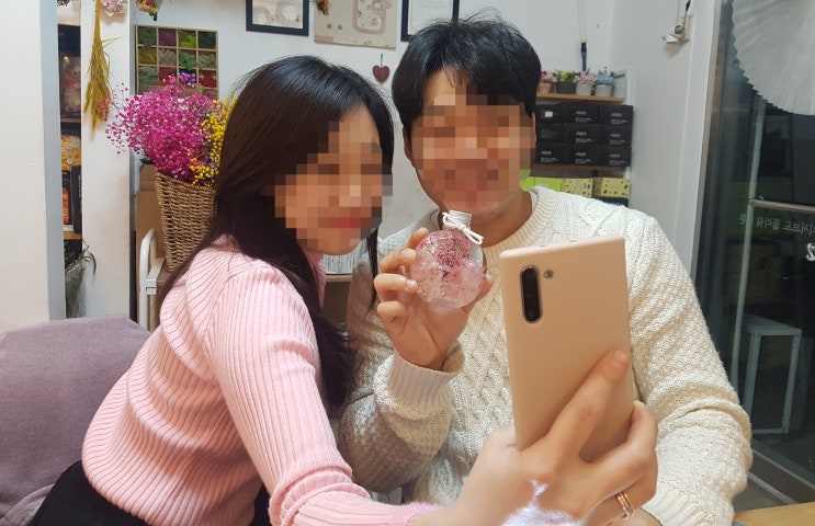  일산 추천 공방 데이트 하바리움 만들기 원데이클래스 예쁜 무드 등