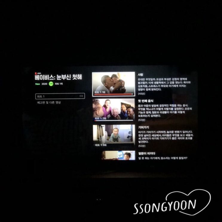  Netflix 베이비스 [눈부신 첫해] : 임신과 육아에 대한 다큐 !