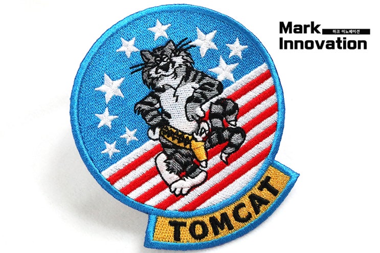  TOP GUN 탑건패치  F-14 Tomcat 톰캣 자수와펜