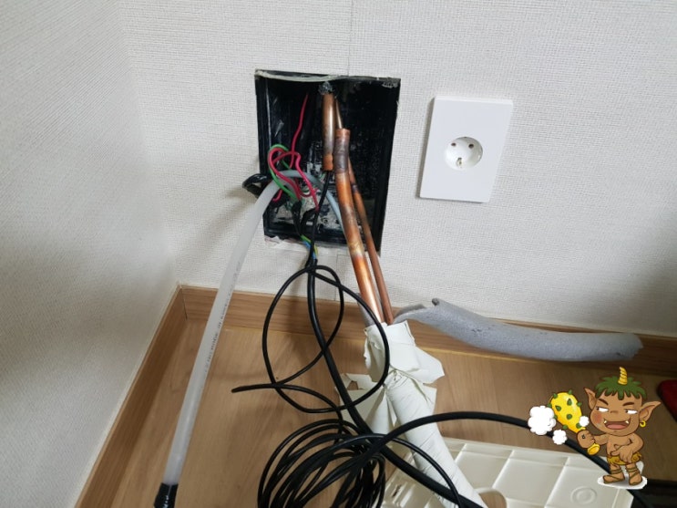  양구 에어컨매립배관 교체 검사 수리 뚝딱뚝딱