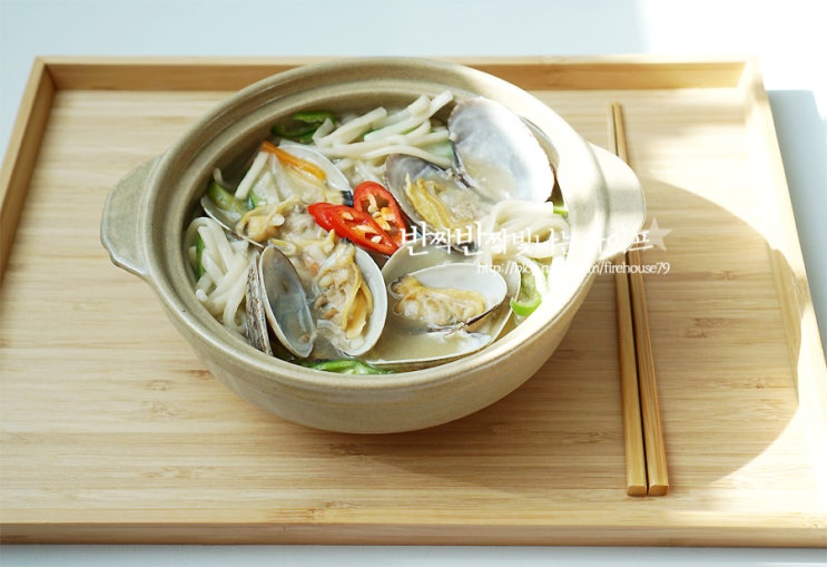  바지락칼국수 만드는법 , 칼칼 시원한 국물이 끝내줘요