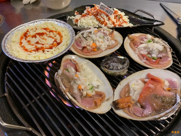 월미도 조개구이 무한리필 맛집! 양도 맛도 최고인 '대왕조개'