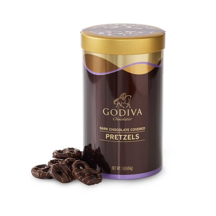 인기짱 꿀템 Godiva Chocolatier Dark Chocolate Covered Pretzels 고디바 다크초콜릿 프레첼 454g 1팩 보고 결정하세요!!