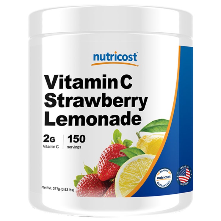 [뜨는상품][핫한상품]뉴트리코스트 비타민C 딸기레몬에이드향 파우더, 377g, 1개 제품을 소개합니다!!