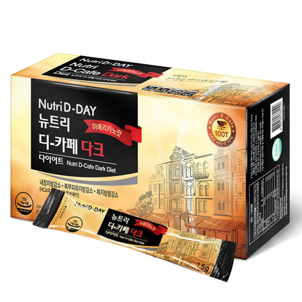  뉴트리디데이 디카페 다크 다이어트 아메리카노맛 15g 100개입