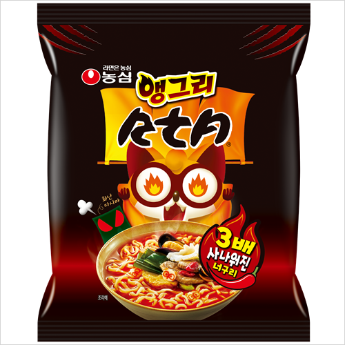  할인특가 로켓프레시 ; 농심 앵그리너구리RtA5개 1개 : 식품