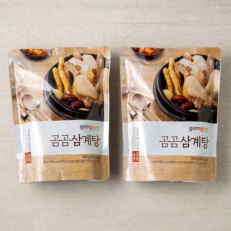  gomgom 삼계탕 800g 2개