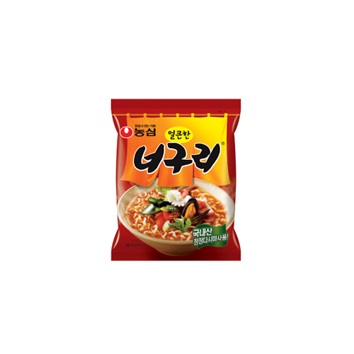  할인특가 로켓프레시 ; 농심 얼큰한너구리 5봉 농심 얼큰한너구리5봉 ; 식품