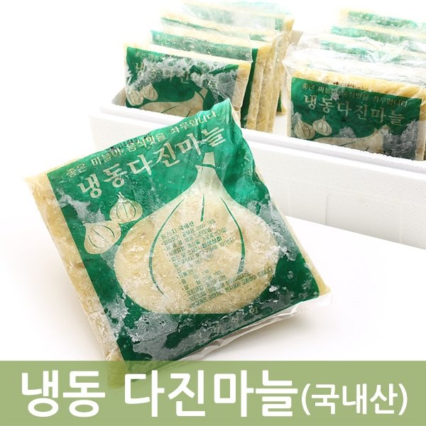  할인특가 로켓프레시 ; 두리반농산 냉동 다진마늘 10kg 1박스 : 식품