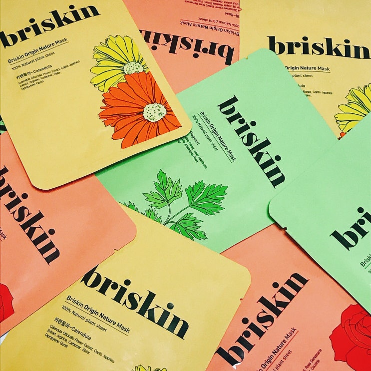  올리브영 세일 원물 마스크팩 추천 '브리스킨' Briskin