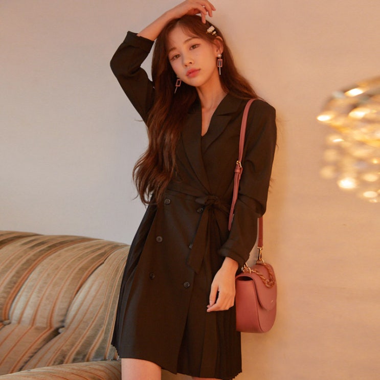  [가성비상품 리뷰] 로엠 라비앙 자켓 원피스 RMOWA12Y12