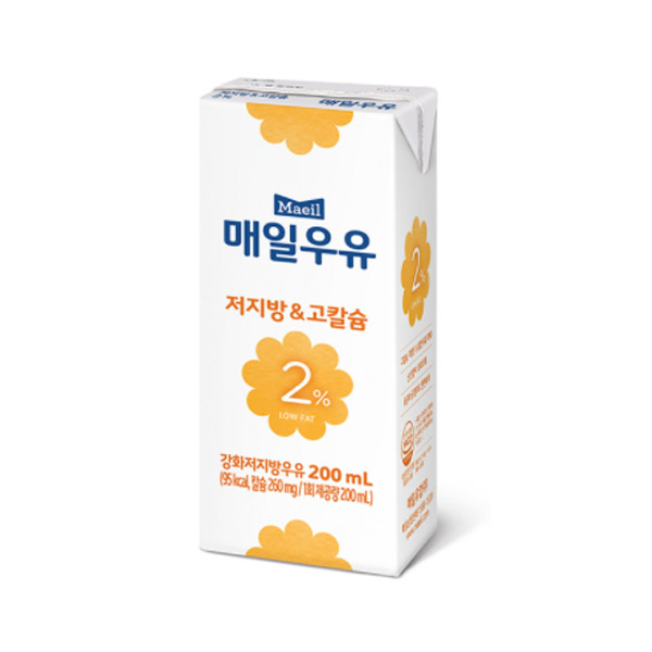  할인특가 로켓프레시 ; 매일우유 멸균 저지방 우유 2프로 : 식품