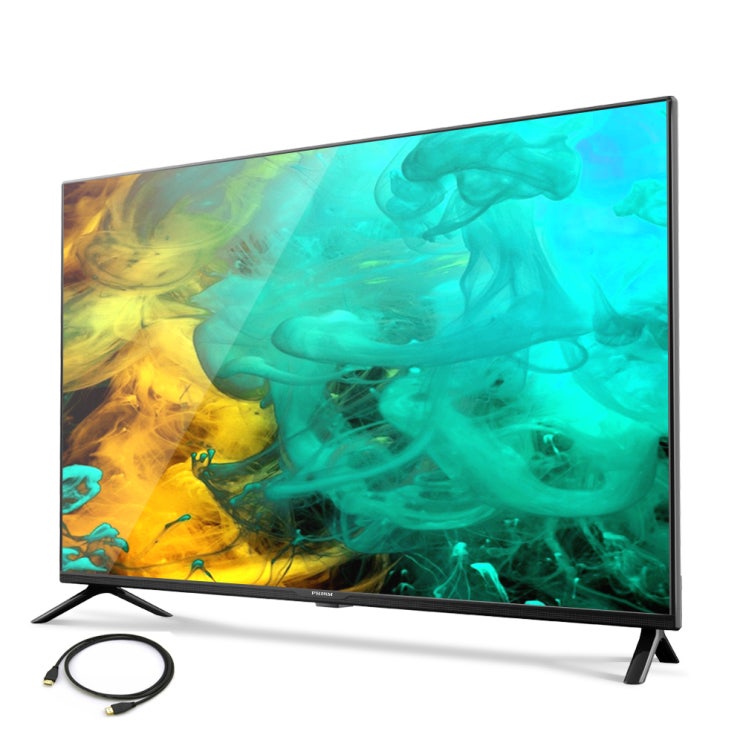  <핫딜><핫딜>가성비가 좋은 프리즘 Full HD TV 101.6cm PT400FD + HDMI 케이블, 스탠드형 들여가세요~~