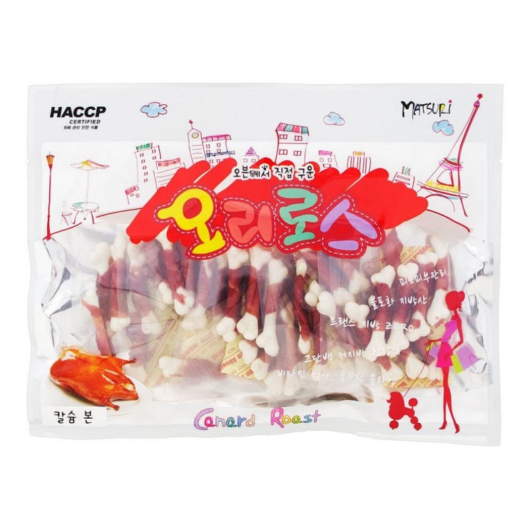  로켓프레시 특가할인 : 승리마트 오리로스 칼슘본 사사미 400g 강아지 건조간식 육포 1 : 식품
