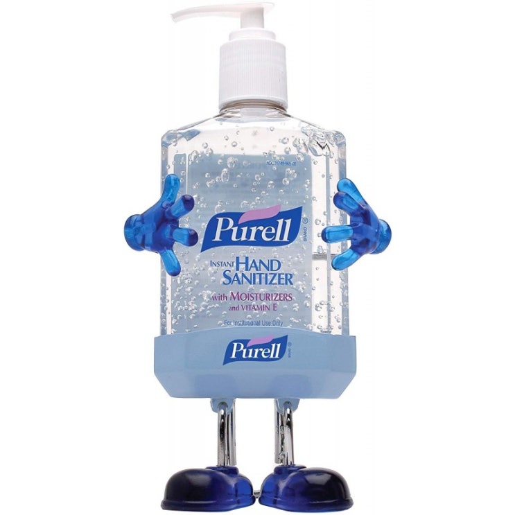 [국내 최저가]홀더 8 개의 유동성 온스를 가진 Purell Pal 즉시 손 소독제 보충 물 병, 1