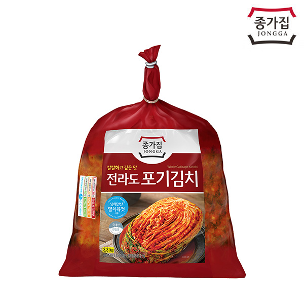 할인특가 로켓프레시 ; 종가집 전라도 포기김치 33kg 상세페이지 참조 ; 식품