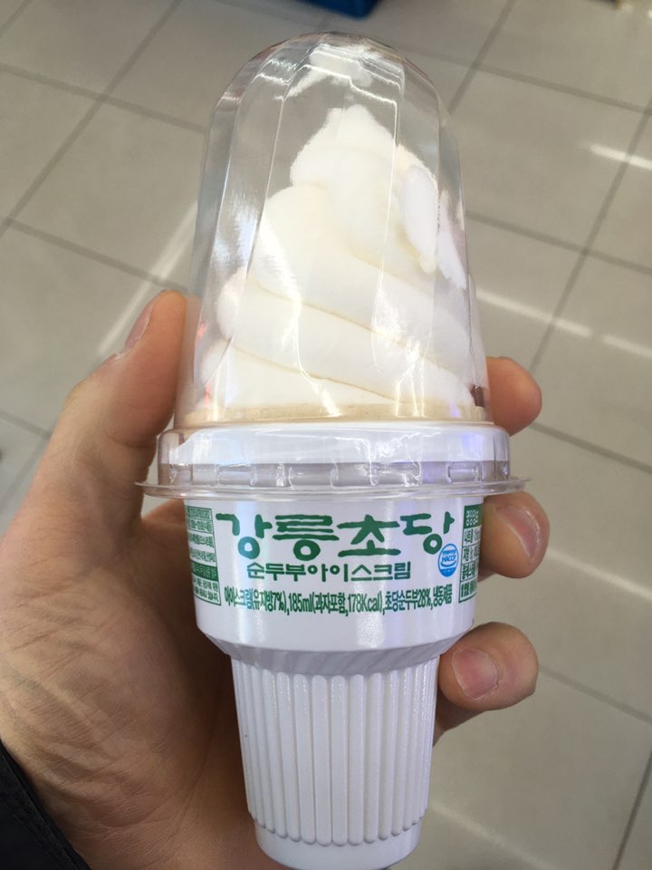  강릉 초당순두부 아이스크림