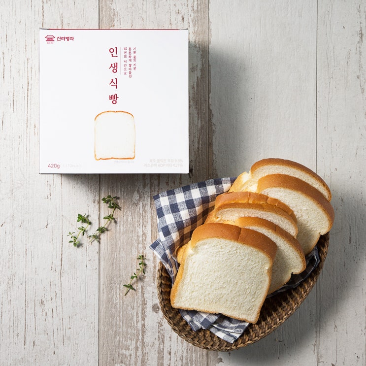 [국내 최저가]신라명과 인생식빵, 420g, 1개