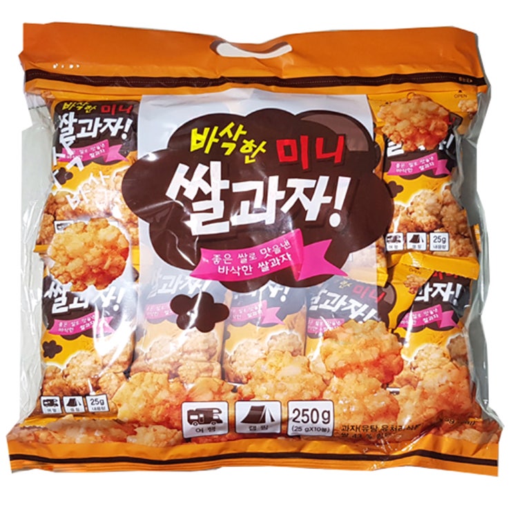  바삭한 미니 쌀과자 25g 10개