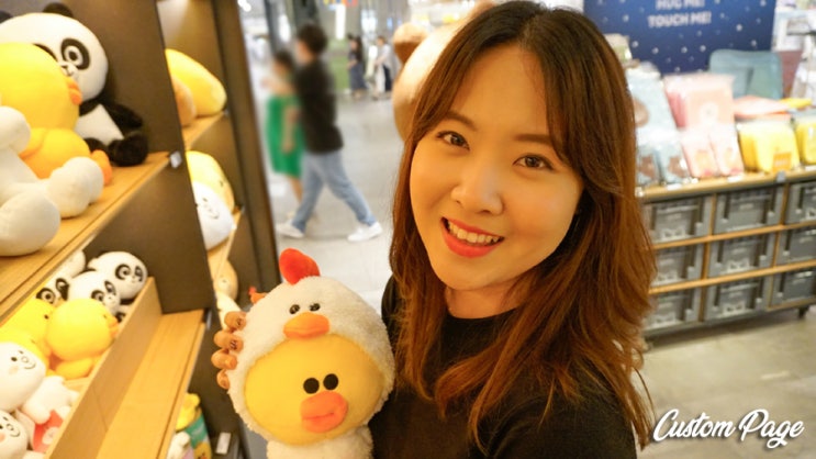  우린 모두 너희를 사랑해! 귀여움이 가득한 라인 프렌즈 카페 - 판교 현대백화점