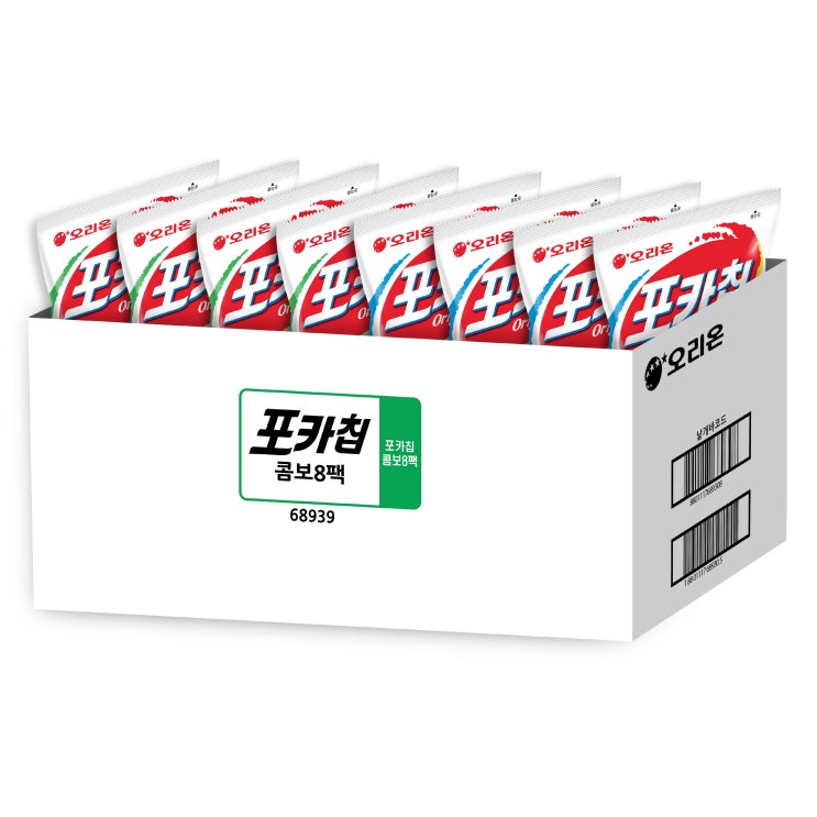  포카칩 어니언맛 66g x 4p  오리지널 66g x 4p 1세트
