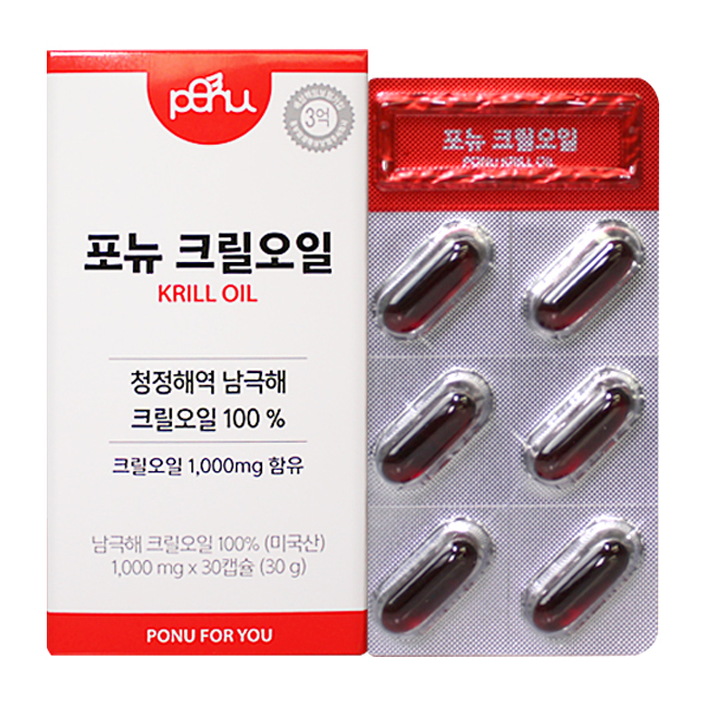 로켓프레시 특가할인 : 포뉴 크릴오일 30g 1개 ; 식품