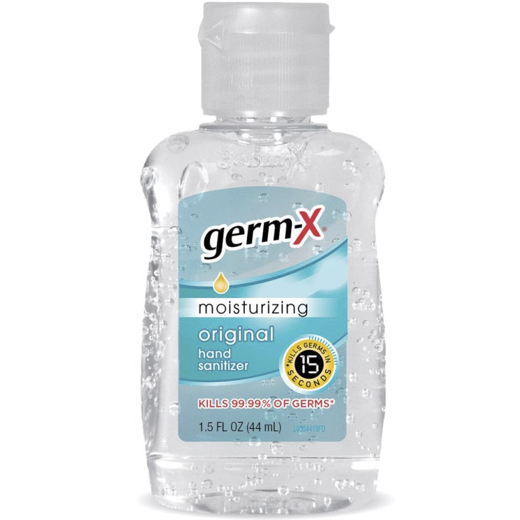  GermX 모이스처라이징 핸드 새니타이저 오리지널 1개 44ml