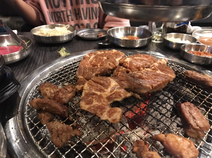  양주 무한리필 돼지갈비집 통큰갈비 외식 후기!
