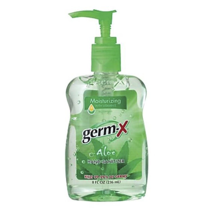  GermX 모이스처라이징 비타민 E 핸드 새니타이저 알로에 1개 236ml